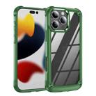 For iPhone 16 Pro Max TPU + PC Lens Protection Phone Case(Green) - 1