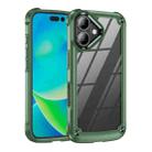 For iPhone 16 Plus TPU + PC Lens Protection Phone Case(Green) - 1