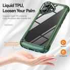 For iPhone 16 Plus TPU + PC Lens Protection Phone Case(Green) - 2