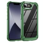 For iPhone 16e TPU + PC Lens Protection Phone Case(Green) - 1