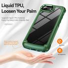 For iPhone 16e TPU + PC Lens Protection Phone Case(Green) - 3