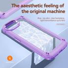 For iPhone 16e TPU + PC Lens Protection Phone Case(Purple) - 2