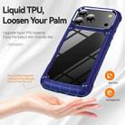 For iPhone 17 Pro Max TPU + PC Lens Protection Phone Case(Blue) - 3