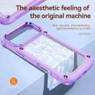 For iPhone 17 Pro Max TPU + PC Lens Protection Phone Case(Purple) - 2