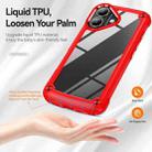 For iPhone 17 TPU + PC Lens Protection Phone Case(Red) - 2