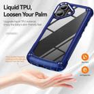 For iPhone 17 TPU + PC Lens Protection Phone Case(Blue) - 2