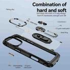 For iPhone 16 Pro Max TPU + PC Lens Protection Phone Case with Ring Holder(Black) - 3