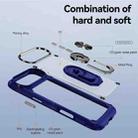 For iPhone 17 Air TPU + PC Lens Protection Phone Case with Ring Holder(Red) - 3