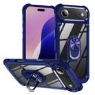 For iPhone 17 Air TPU + PC Lens Protection Phone Case with Ring Holder(Blue) - 1