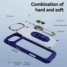 For iPhone 17 Air TPU + PC Lens Protection Phone Case with Ring Holder(Blue) - 3