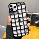 For iPhone 11 Pro Max 3D Grid Phone Case(Black) - 1