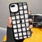 For iPhone 8 Plus / 7 Plus 3D Grid Phone Case(Black) - 1
