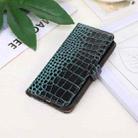 For iPhone 16 Plus Crocodile Top Layer Cowhide Leather Phone Case(Green) - 2