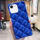 For iPhone SE 2022 / SE 2020 / 8 / 7 Diamond Lattice Varnish TPU Phone Case(Blue) - 1