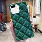 For iPhone 8 Plus / 7 Plus Diamond Lattice Varnish TPU Phone Case(Green) - 1