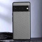 For Google Pixel 8 Nylon Cloth Texture Shockproof PC+TPU Phone Case(Grey) - 1