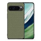 For Google Pixel 9 Nylon Cloth Texture Shockproof PC+TPU Phone Case(Green) - 1