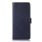 For iPhone 16 Pro Max Crazy Horse Top Layer Cowhide Leather Phone Case(Blue) - 3