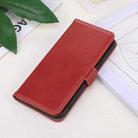 For iPhone 16 Pro Crazy Horse Top Layer Cowhide Leather Phone Case(Red) - 2