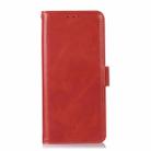 For iPhone 16 Pro Crazy Horse Top Layer Cowhide Leather Phone Case(Red) - 3