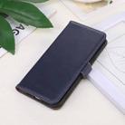 For iPhone 16 Plus Crazy Horse Top Layer Cowhide Leather Phone Case(Blue) - 2