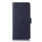 For iPhone 16 Plus Crazy Horse Top Layer Cowhide Leather Phone Case(Blue) - 3