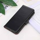 For iPhone 16 Crazy Horse Top Layer Cowhide Leather Phone Case(Black) - 2