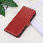 For iPhone 16 Crazy Horse Top Layer Cowhide Leather Phone Case(Red) - 2