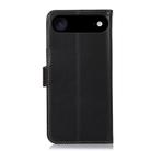 For iPhone 17 Air Crazy Horse Top Layer Cowhide Leather Phone Case(Black) - 3