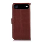 For iPhone 17 Air Crazy Horse Top Layer Cowhide Leather Phone Case(Brown) - 3