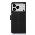 For iPhone 17 Pro Max Crazy Horse Top Layer Cowhide Leather Phone Case(Black) - 3