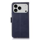 For iPhone 17 Pro Max Crazy Horse Top Layer Cowhide Leather Phone Case(Blue) - 3