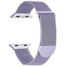 For Apple Watch Ultra 49mm Milanese Metal Magnetic Watch Band(Lavender Purple) - 1