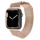 For Apple Watch 8 41mm Milanese Metal Magnetic Watch Band(Rose Gold) - 5
