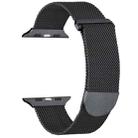 For Apple Watch 8 45mm Milanese Metal Magnetic Watch Band(Gunmetal) - 1