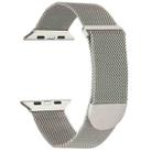 For Apple Watch 3 42mm Milanese Metal Magnetic Watch Band(Starlight) - 1