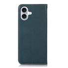 For iPhone 17 KHAZNEH Nappa Top Layer Cowhide Leather Phone Case(Green) - 3