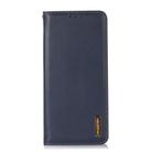 For iPhone 17 KHAZNEH Nappa Top Layer Cowhide Leather Phone Case(Blue) - 2