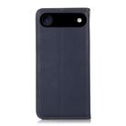 For iPhone 17 Air KHAZNEH Nappa Top Layer Cowhide Leather Phone Case(Blue) - 3
