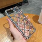 For iPhone 12 Pro Max 3D Diamond Lattice Laser Engraving Phone Case(Black) - 4