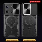For Realme 11 4G Global CD Texture Sliding Camshield Magnetic Holder Phone Case(Pink) - 5