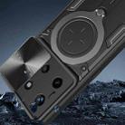 For Realme 11 4G Global CD Texture Sliding Camshield Magnetic Holder Phone Case(Pink) - 6
