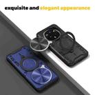For Realme 14 Pro+ 5G CD Texture Sliding Camshield Magnetic Holder Phone Case(Purple) - 2