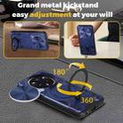 For Realme 14 Pro+ 5G CD Texture Sliding Camshield Magnetic Holder Phone Case(Purple) - 3
