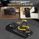 For Realme P3 5G / 14 5G Global CD Texture Sliding Camshield Magnetic Holder Phone Case(Silver) - 3