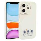 For iPhone 11 Astronaut Pattern TPU Phone Case(White) - 1