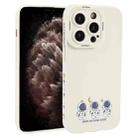 For iPhone 11 Pro Astronaut Pattern TPU Phone Case(White) - 1