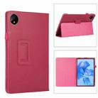 For Huawei MatePad Pro 11 2024 Litchi Texture Leather Tablet Case with Holder(Rose Red) - 1