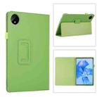 For Huawei MatePad Pro 11 2024 Litchi Texture Leather Tablet Case with Holder(Green) - 1