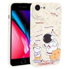 For iPhone SE 2022 / SE 2020 / 8 / 7 Astronaut Pattern Frosted TPU Phone Case(White) - 1